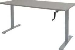Schaffenburg Dextro Slinger Zit-sta-bureau Rechthoekig T-Voet 1.200 (B) x 800 (D) x 705 (H) mm Melamine