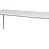 Schaffenburg Kantinetafel Domino Basic Wit, aluminium 2.000 x 800 x 740 mm