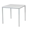 Schaffenburg Kantinetafel Domino Basic Wit, aluminium 800 x 800 x 740 mm