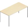 Schaffenburg Kantinetafel Domino Basic Licht kersen, aluminium 1.600 x 800 x 740 mm