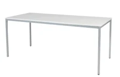 Schaffenburg Kantinetafel Domino Basic Wit, aluminium 1.800 x 800 x 740 mm