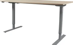Schaffenburg Lectro Basic Zit-sta-bureau Eiken T-Voet 1.600 (B) x 800 (D) x 710 (H) mm Melamine