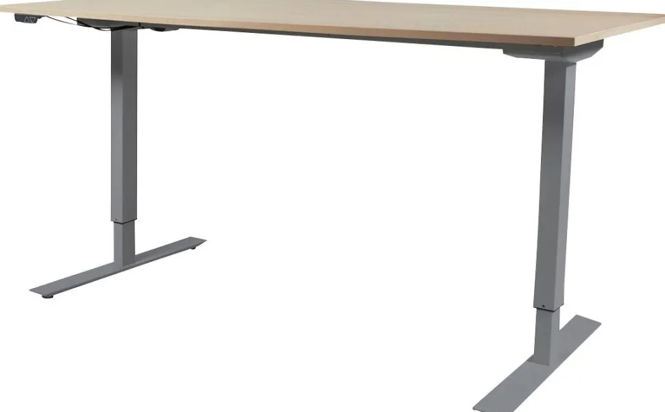 Schaffenburg Lectro Basic Zit-sta-bureau Eiken T-Voet 1.600 (B) x 800 (D) x 710 (H) mm Melamine