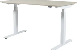 Schaffenburg Lectro Basic Zit-sta-bureau Eiken T-Voet 1.600 (B) x 800 (D) x 710 (H) mm Melamine