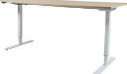 Schaffenburg Lectro Basic Zit-sta-bureau Eiken T-Voet 1.800 (B) x 800 (D) x 710 (H) mm Melamine
