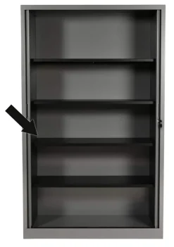 Schaffenburg Legbord voor roldeurkast LB-R120 1.200 mm Zwart