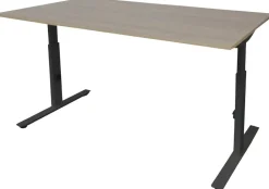 Schaffenburg Linesto Plus Bureau Rechthoekig Eiken T-Voet 1.400 (B) x 800 (D) x 655 (H) mm Melamine