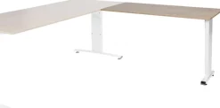 Schaffenburg Linesto Plus Bureau-uitbreiding Rechthoekig Kersen T-Voet 1.200 (B) x 600 (D) x 655 (H) mm Melamine
