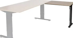 Schaffenburg Linesto Plus Bureau-uitbreiding Rechthoekig Kersen T-Voet 800 (B) x 600 (D) x 655 (H) mm Melamine