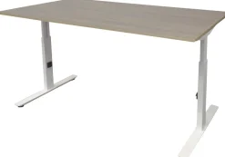 Schaffenburg Linesto Plus Bureau Rechthoekig Eiken T-Voet 1.600 (B) x 800 (D) x 655 (H) mm Melamine
