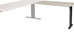 Schaffenburg Linesto Plus Bureau-uitbreiding Rechthoekig Eiken T-Voet 1.200 (B) x 600 (D) x 655 (H) mm Melamine