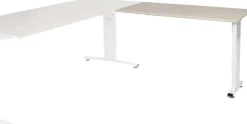 Schaffenburg Linesto Plus Bureau-uitbreiding Rechthoekig Eiken T-Voet 1.200 (B) x 600 (D) x 655 (H) mm Melamine