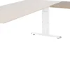 Schaffenburg Linesto Plus Bureau-uitbreiding Rechthoekig Kersen T-Voet 800 (B) x 600 (D) x 655 (H) mm Melamine