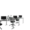 Schaffenburg Linesto Plus Bureau Rechthoekig Kersen T-Voet 1.400 (B) x 800 (D) x 655 (H) mm Melamine