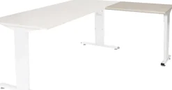 Schaffenburg Linesto Plus Bureau-uitbreiding Rechthoekig Eiken T-Voet 800 (B) x 600 (D) x 655 (H) mm Melamine