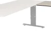 Schaffenburg Linesto Plus Bureau-uitbreiding Rechthoekig Eiken T-Voet 800 (B) x 600 (D) x 655 (H) mm Melamine