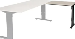 Schaffenburg Linesto Plus Bureau-uitbreiding Rechthoekig Eiken T-Voet 800 (B) x 600 (D) x 655 (H) mm Melamine