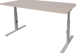 Schaffenburg Linesto Plus Bureau Rechthoekig Eiken T-Voet 1.200 (B) x 800 (D) x 655 (H) mm Melamine