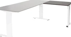 Schaffenburg Linesto Plus Bureau-uitbreiding Rechthoekig Eiken T-Voet 800 (B) x 600 (D) x 655 (H) mm Melamine