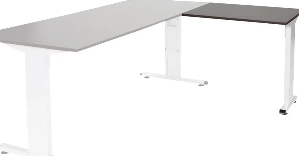 Schaffenburg Linesto Plus Bureau-uitbreiding Rechthoekig Eiken T-Voet 800 (B) x 600 (D) x 655 (H) mm Melamine
