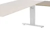 Schaffenburg Linesto Plus Bureau-uitbreiding Rechthoekig Kersen T-Voet 800 (B) x 600 (D) x 655 (H) mm Melamine