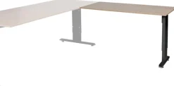 Schaffenburg Linesto Plus Bureau-uitbreiding Rechthoekig Kersen T-Voet 1.200 (B) x 600 (D) x 655 (H) mm Melamine