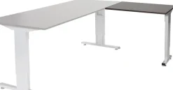 Schaffenburg Linesto Plus Bureau-uitbreiding Rechthoekig Eiken T-Voet 800 (B) x 600 (D) x 655 (H) mm Melamine