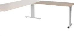 Schaffenburg Linesto Plus Bureau-uitbreiding Rechthoekig Kersen T-Voet 1.200 (B) x 600 (D) x 655 (H) mm Melamine