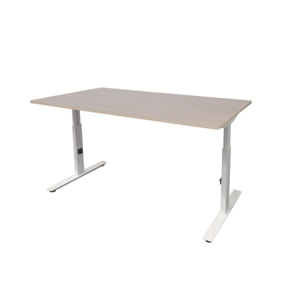 Schaffenburg Linesto Plus Bureau Rechthoekig Eiken T-Voet 1.200 (B) x 800 (D) x 655 (H) mm Melamine