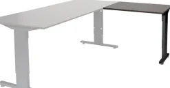 Schaffenburg Linesto Plus Bureau-uitbreiding Rechthoekig Eiken T-Voet 800 (B) x 600 (D) x 655 (H) mm Melamine