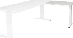 Schaffenburg Linesto Plus Bureau-uitbreiding Rechthoekig T-Voet 800 (B) x 600 (D) x 655 (H) mm Melamine