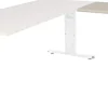 Schaffenburg Linesto Plus Bureau-uitbreiding Rechthoekig Eiken T-Voet 800 (B) x 600 (D) x 655 (H) mm Melamine