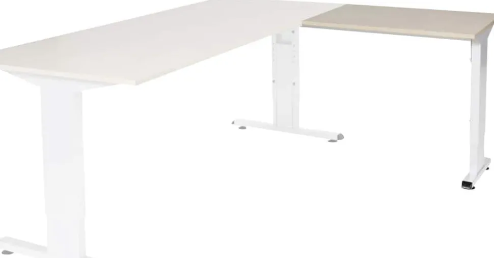 Schaffenburg Linesto Plus Bureau-uitbreiding Rechthoekig Eiken T-Voet 800 (B) x 600 (D) x 655 (H) mm Melamine