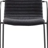 Schaffenburg Serie 140 Bürostuhl Stof Vaste armleuning Grijs 120 kg ATC4-140-GF-BB 550 x 643 x 852 mm