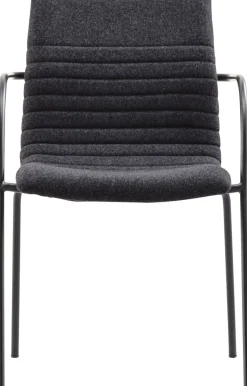 Schaffenburg Serie 140 Bürostuhl Stof Vaste armleuning Grijs 120 kg ATC4-140-GF-BB 550 x 643 x 852 mm