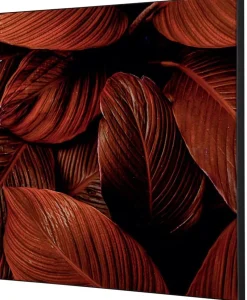 SHOWDOWN Botanical Leaves Textielen Wanddecoratie Multikleur Aluminium