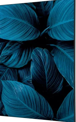 SHOWDOWN Botanical Leaves Textielen Wanddecoratie Multikleur Aluminium