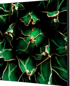 SHOWDOWN Cactus Textielen Wanddecoratie Multikleur Aluminium