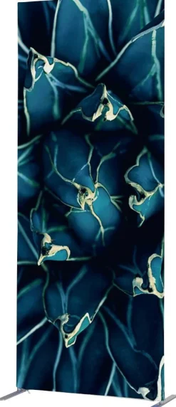 SHOWDOWN Deco Scheidingswand Aluminium Blauw 870 x 450 x 2.020 mm