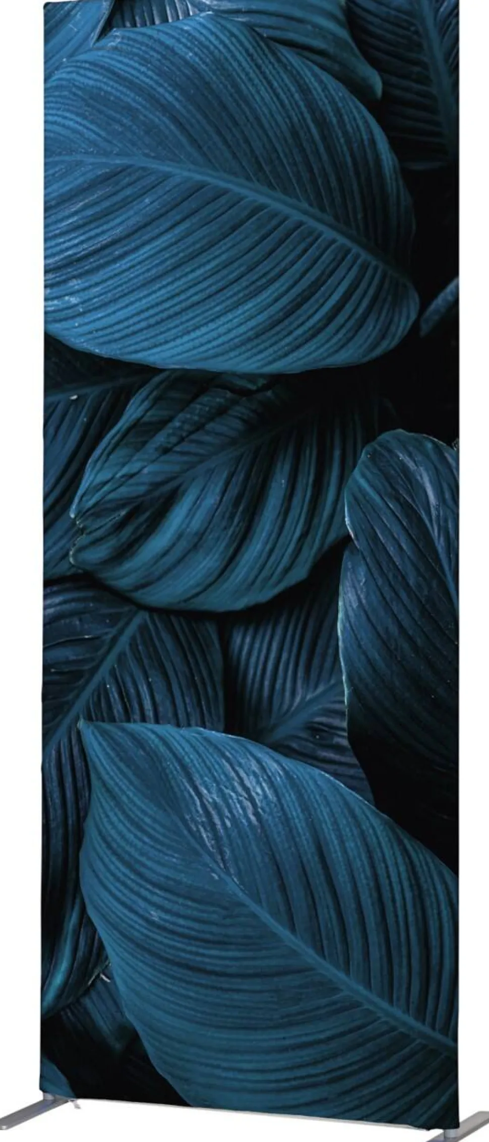 SHOWDOWN Deco Scheidingswand Aluminium Blauw 1.020 x 450 x 2.020 mm