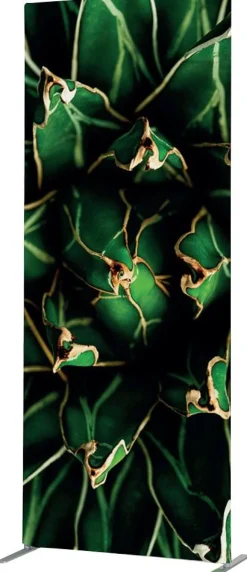 SHOWDOWN Deco Scheidingswand Aluminium Groen 870 x 450 x 2.020 mm
