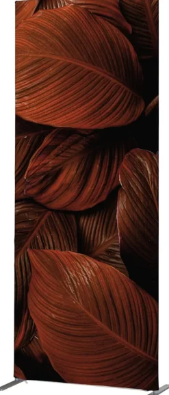 SHOWDOWN Deco Scheidingswand Aluminium Rood 870 x 450 x 2.020 mm