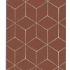 SHOWDOWN Deco Scheidingswand Aluminium Roest 1.020 x 450 x 2.020 mm