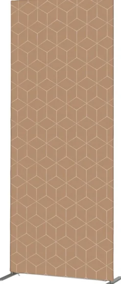 SHOWDOWN Deco Scheidingswand Aluminium Beige 870 x 450 x 2.020 mm