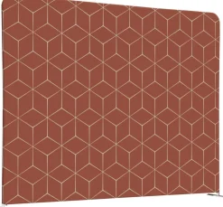 SHOWDOWN EU Scheidingswand Aluminium Roest 1.984 x 450 x 1.502 mm