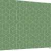 SHOWDOWN EU Scheidingswand Aluminium Groen 1,500 x 1,500 x 450 mm