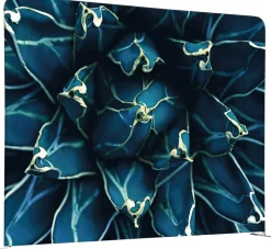 SHOWDOWN EU Scheidingswand Aluminium Blauw 1.500 x 450 x 1.500 mm