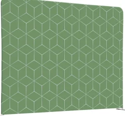 SHOWDOWN EU Scheidingswand Aluminium Groen 1.984 x 450 x 1.502 mm