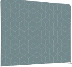 SHOWDOWN EU Scheidingswand Aluminium Grijs 1.984 x 450 x 1.502 mm