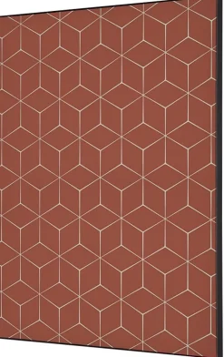 SHOWDOWN Hexagon Textielen Wanddecoratie Multikleur Aluminium